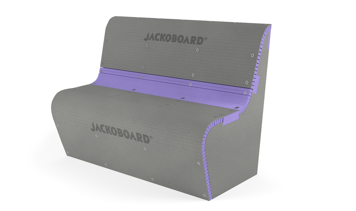S-Kits from JACKOBOARD® add a new shape to your bathroom