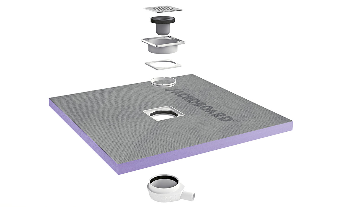 Shower without obstacles with the JACKOBOARD® Aqua