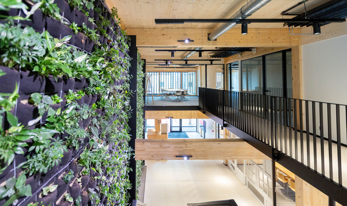 Belgium's first circular office building: JACKODUR® enables high energy efficiency