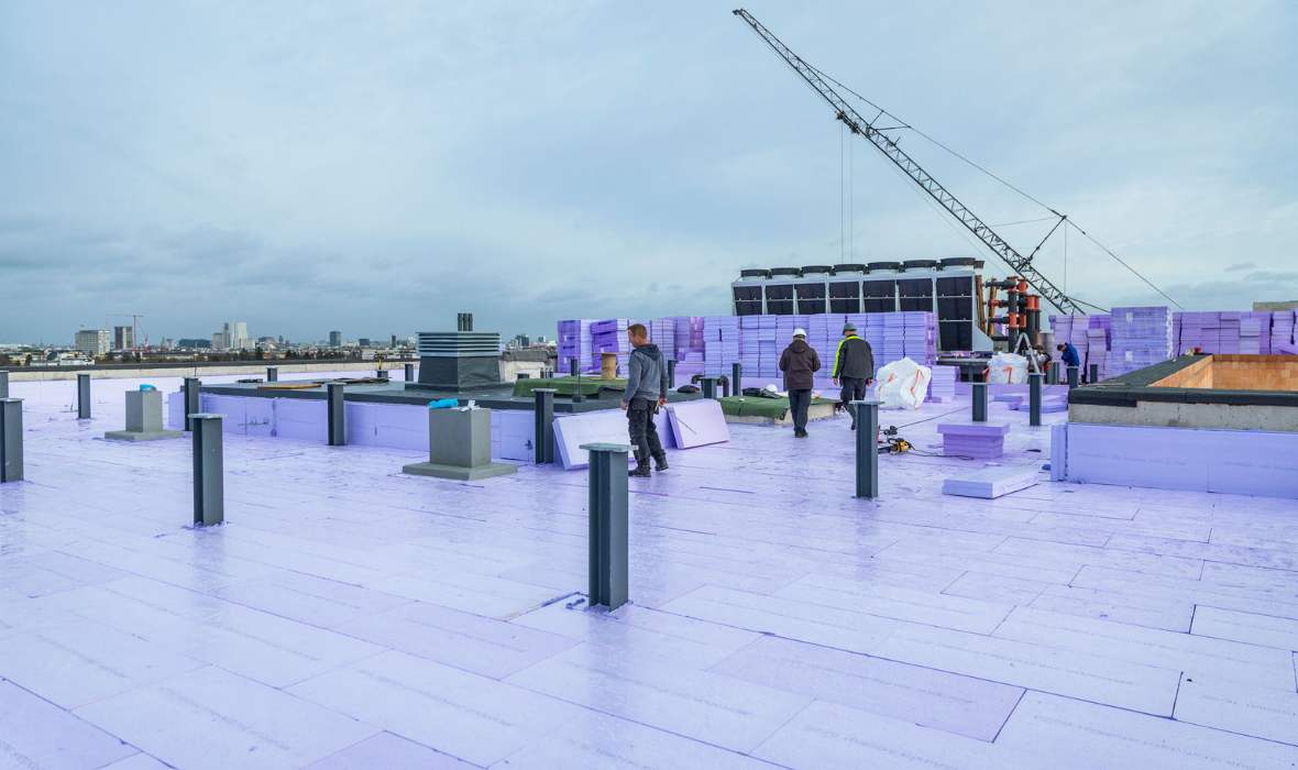 The GoWest industrial estate in Berlin: Germany’s largest rooftop garden, covering 15,000 m², is being built here
